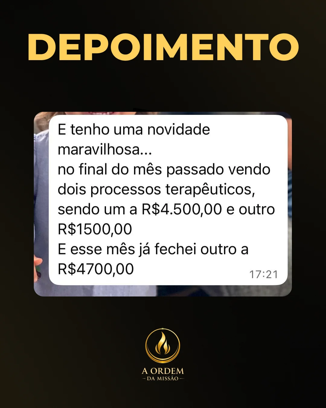 Depoimento de aluna 17