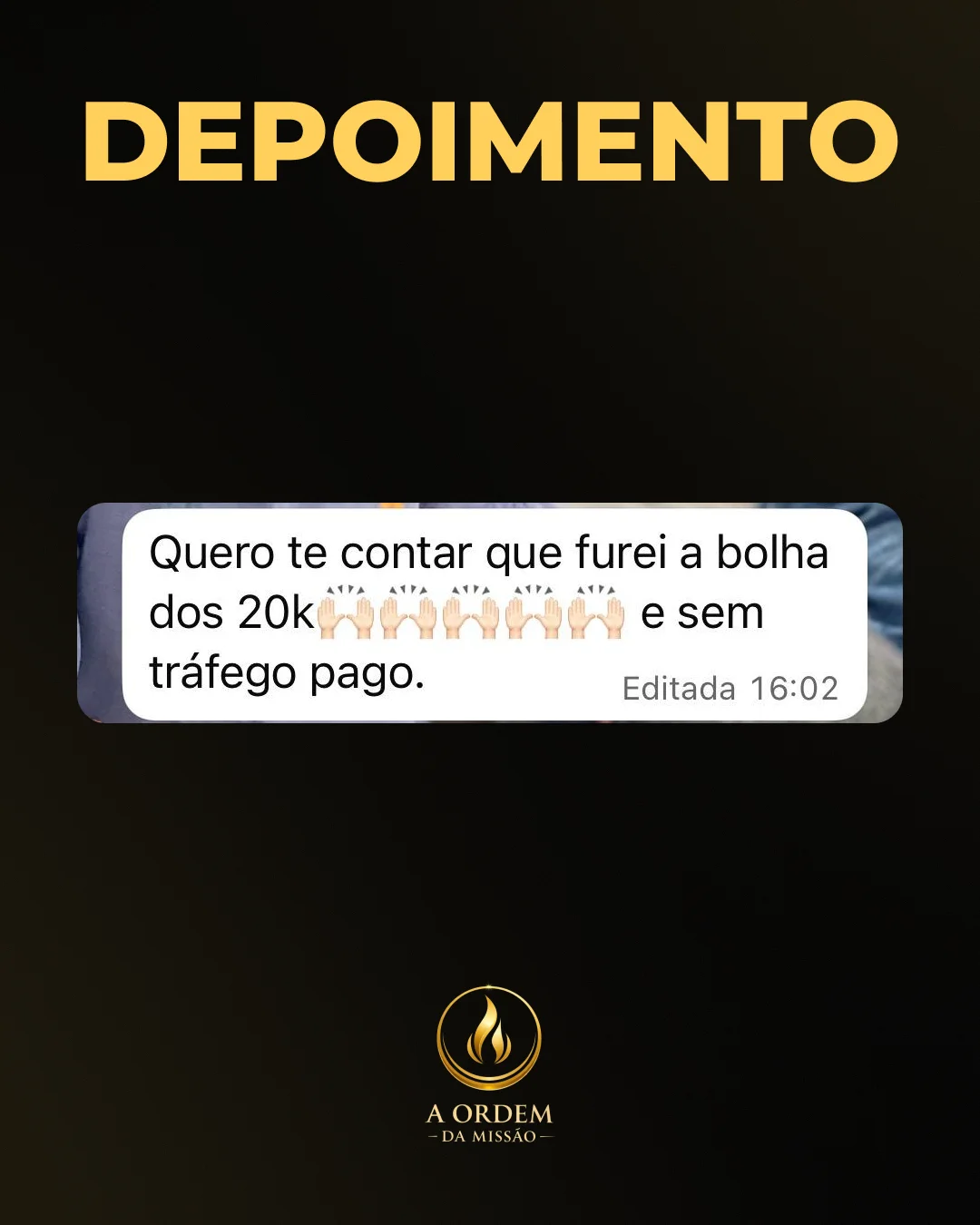 Depoimento de aluna 21