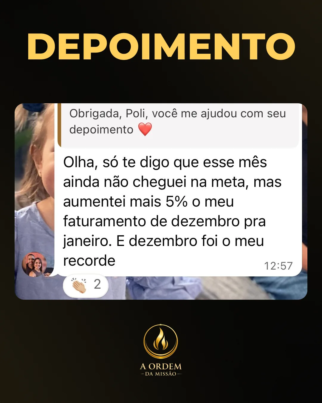 Depoimento de aluna 5